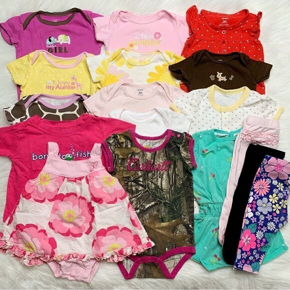 6 Months Baby Girl Summer Clothes LOT - Picture 1 of 8